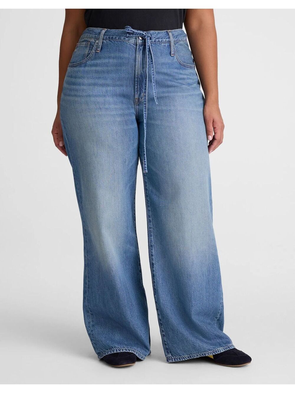 NWT Madewell The Plus Ultimate Wide-Leg Jean in Airy Denim - Size 14 Plus‎